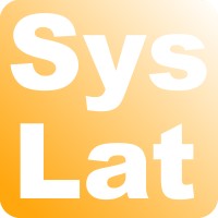 SysLat logo, SysLat contact details