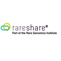 RareShare logo, RareShare contact details