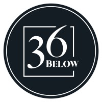 36 Below logo, 36 Below contact details