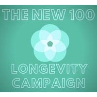 THE NEW 100 LONGEVITY CAMPAIGN logo, THE NEW 100 LONGEVITY CAMPAIGN contact details