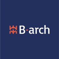 B-arch logo, B-arch contact details