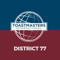 Toastmasters District 77 logo, Toastmasters District 77 contact details