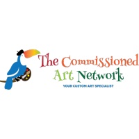 The Commissioned Art Network logo, The Commissioned Art Network contact details