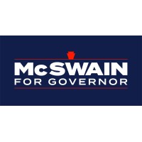 McSwain for Governor logo, McSwain for Governor contact details