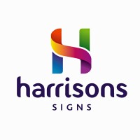 Harrisons Signs - Signage : Graphics : Displays logo, Harrisons Signs - Signage : Graphics : Displays contact details