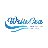 WriteSea logo, WriteSea contact details