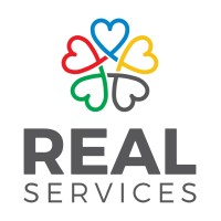 REAL Services logo, REAL Services contact details