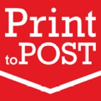 Print to Post logo, Print to Post contact details