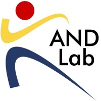 AND Lab logo, AND Lab contact details