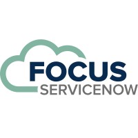 Focus on ServiceNow logo, Focus on ServiceNow contact details