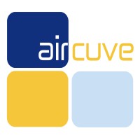 AirCUVE logo, AirCUVE contact details