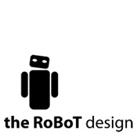 The Robot Design logo, The Robot Design contact details