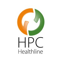 HPC Healthline logo, HPC Healthline contact details