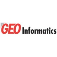 GeoInformatics logo, GeoInformatics contact details