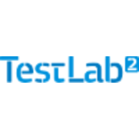 TestLab² logo, TestLab² contact details