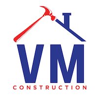 V M Construction logo, V M Construction contact details