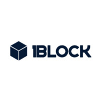 1Block logo, 1Block contact details