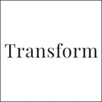 Transform logo, Transform contact details