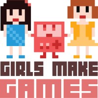 Girls Make Games logo, Girls Make Games contact details