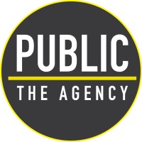 PUBLIC The Agency logo, PUBLIC The Agency contact details