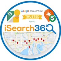 iSearch360 logo, iSearch360 contact details