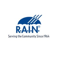 R.A.I.N. logo, R.A.I.N. contact details