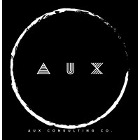 AUX logo, AUX contact details