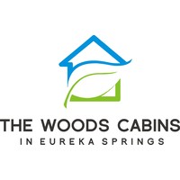 The Woods Cabins logo, The Woods Cabins contact details