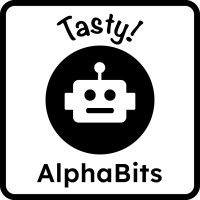 AlphaBits logo, AlphaBits contact details