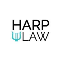 HARP LAW logo, HARP LAW contact details