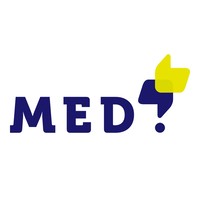 MED AS logo, MED AS contact details