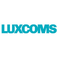 LUXCOMS logo, LUXCOMS contact details