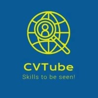 CVTube logo, CVTube contact details