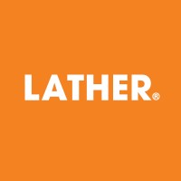 LATHER logo, LATHER contact details