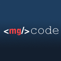 mgCode logo, mgCode contact details