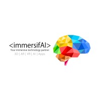 immersifAI logo, immersifAI contact details