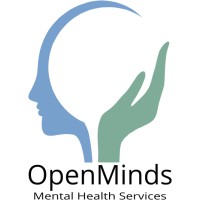 OpenMinds logo, OpenMinds contact details