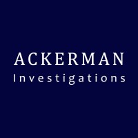 Ackerman Investigations logo, Ackerman Investigations contact details