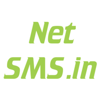 NetSMS.in logo, NetSMS.in contact details