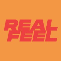 REAL FEEL logo, REAL FEEL contact details