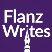 Flanz Writes logo, Flanz Writes contact details