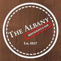 The Albany logo, The Albany contact details