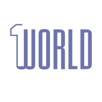 One World logo, One World contact details