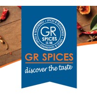 GR Spices logo, GR Spices contact details