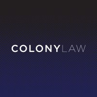 COLONY | LAW logo, COLONY | LAW contact details