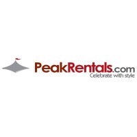 PeakRentals.com logo, PeakRentals.com contact details