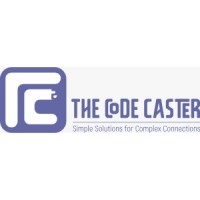 The Code Caster logo, The Code Caster contact details