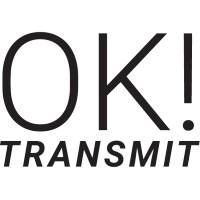 OK! Transmit logo, OK! Transmit contact details