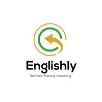 Englishly logo, Englishly contact details