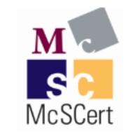 McSCert logo, McSCert contact details